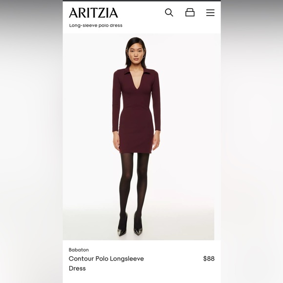 Babaton
Contour Polo Longsleeve Dress - Picture 1 of 2